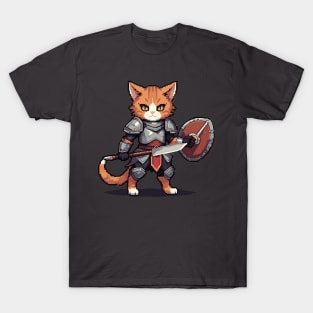 Pixel Cats: Warrior T-Shirt